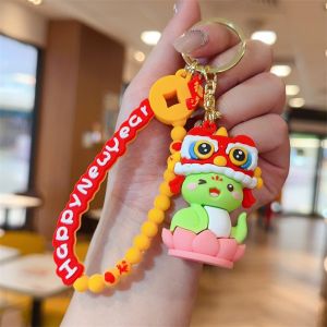Year of the Snake keychain Fortuna keychain Snake Pendant Keychain New Year Gifts School bag key chain pendant