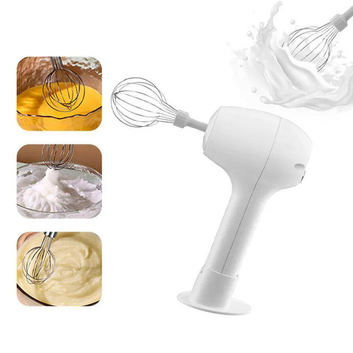 Wireless Portable Electric Food Mixer Automatic Whisk Dough Egg