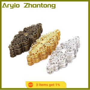 Aryio 20Pcs Filigree Flower Wrap Connector Crafts DIY Embellishments Findings Jewelry