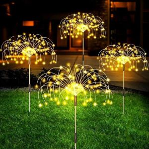 DJDK 8 Lighting Modes Solar LED Light Waterproof 60/90/120/150LED Lawn Lamp Holiday Light Dimmable Fairy Lights Wedding