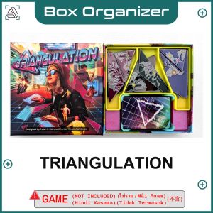 Triangulation Board Game Box Organizer Insert