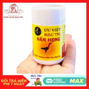 Nấm Họng nấm Cóc hầu Ưu Việt cho gà 3-5 ngày khỏi.dùng cho gà đẹn họng.