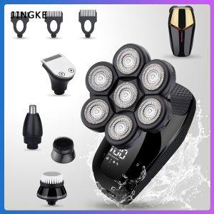 New 7D Digital Mens Electric Shaver Waterproof Hair Clipper Multifunctional USB Rechargeable Trimmer
