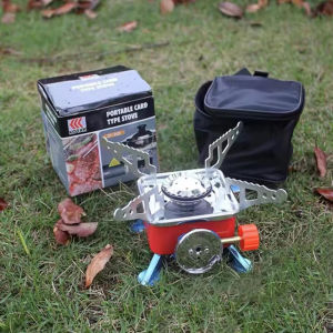 เตาแก๊สพกพา เตาแก๊สเดินป่า เตาแก๊ชแคมป์ปิ้ง หัวเตาแก๊ส แถมฟรี กระเป๋าพกพาใบเล็ก (อย่างดี)