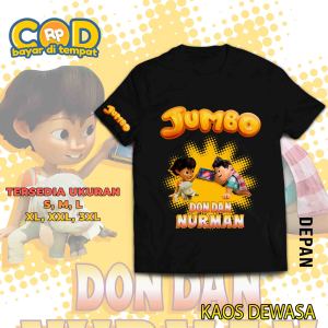 Baju Film Animasi Jumbo Viral Visinema Karakter Don & Nurman Film Indonesia | Kaos Distro Premium