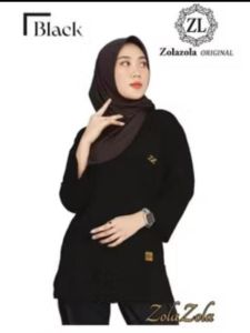 KAOS OVERSIZE 7/8 ATASAN WANITA POLOS - KAOS POLOS WANITA LENGAN 7/8 OVERSIZE ORIGINAL TERBARU 2025