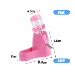 80ML Pet Hamster Water Feeder Small Pets Drinking Bottle Pet Hamster Water Bottle With Stand