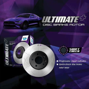 Original Bendix Ultimate+ Front Set Disc Rotor - Toyota Yaris NCP91 J/E 2007 BR2718 ULT+