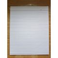 Intermediate Pad Quiz Pad Paper  1 WHOLE - 1/4 - 1/2 LENGTH WISE CROSS WISE - Writing Pad Paper. 