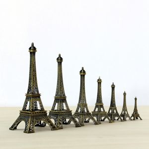 Tượng Tháp Eiffel Paris Tượng Mô Hình Cổ Điển Thủ Công Bằng Kim Loại Đồ Cổ Trang Trí Đồ Cổ Đồ Lưu Niệm Du Lịch Tông Màu Đồng Móc Khóa Trang Trí Để Bàn Gia Đình