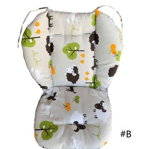 TAZ1345 เบาะรองคาร์ซีท รถเด็กนั่งได้ ที่ป้องกันหนาเบาะรถเข็นสำหรับเด็ก Liner Mat Bantal Kursi เบาะปูเก้าอี้ผ้าฝ้ายรถเข็นเด็กเบาะรถเข็นเด็กอุปกรณ์เสริมเสื่อผ้าฝ้ายเบาะรองรถเข็นเด็ก