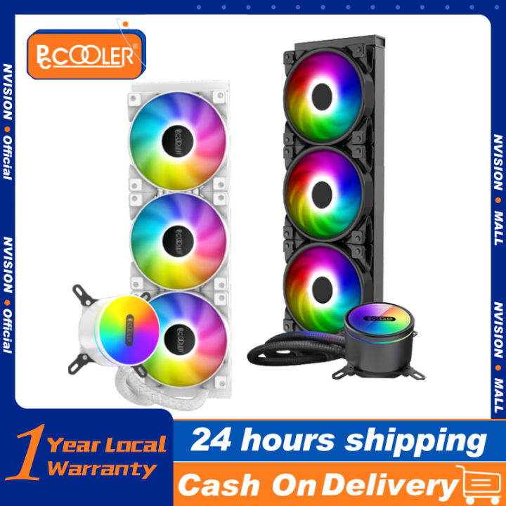 PCCOOLER AIO Liquid CPU Cooler CPU Fan RGB MOBO SYNC GICX360 ARGB AIO