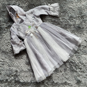 MUSLIM ANAK / dres pesta anak / baju anak perempuan / dress anak / dres anak cantik / baju anak murah / dres anak / muslim anak - pelangi pesta