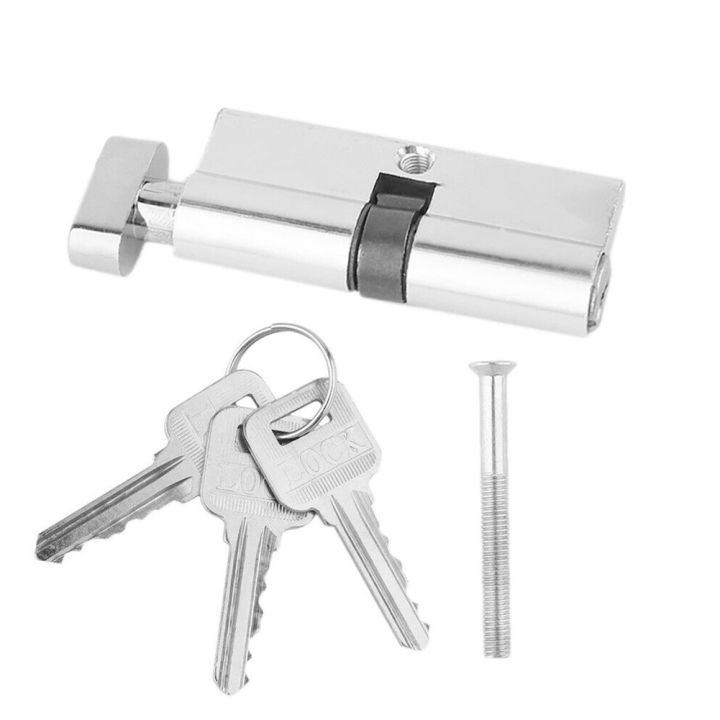 Thumb Turn Cylinder Euro-Barrel Door Lock UPVC Anti Pick 35/35 + 3 Keys ...