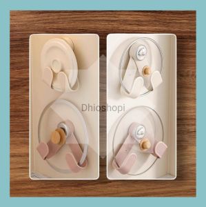 dhio Gantungan Tutup Panci & Alat Dapur Tempel Dinding – Hemat Tempat & Praktis!