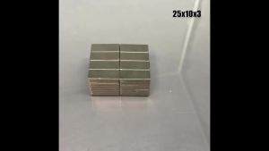 Square Block 25x10x3mm Magnet 5-200pcs 25*10*3mm Accessory for Whiteboard Kitchen Garage Craft Refrigerator Fridge Office
