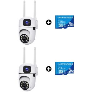 CCTV Camera 4K 8MP CCTV  Outdoor Waterproof CCTV Camera WIFI Wireless Dual  with Dual Screen Night Vision