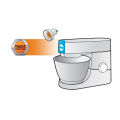 Kenwood Attachment Chef Twist To Bar Adapter KAT001ME Mixer Attachment. 