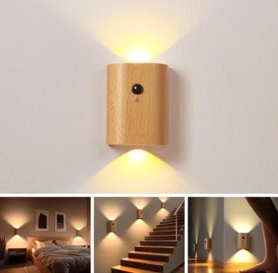 Wall Light Rechargeable Wireless Motion Sensor LED with Long Lasting Charge (with Magnetic Adhesive NO more DRILLING NO more WIRINGS REMOVEABLE)