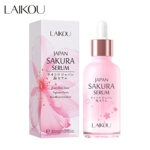 LAIKOU Japan Sakura Facial Serum Enhance Radiance Boost Elasticity Anti-aging Essence 30ml