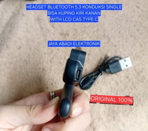 H59 BISA BOLAK BALIK KUPING KIRI DAN KANAN HEADPHONE SPORT OLAHRAGA BLUETOOTH BISA KUPING KIRI KANAN SINGLE BLUETOT BLUTUT BLUETOOT WIRELESS WIRELES 5.3 TYPE C SUPER BASS AUDIO Konektivitas headset Bluetoth game belajar musik Peredam Kebisingan Aktif audi