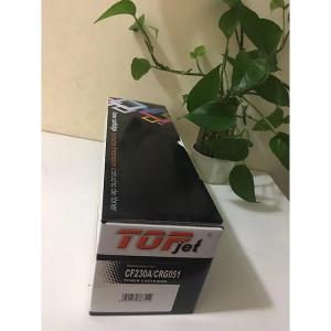 Hộp mực Topjet 30A - CF230A dành cho máy Canon 051 Black - HP Laser M203a/ 227dw - Canon LBP 160 LBP 161dn LBP 162dw MF269DW (Có chíp) - Hàng Chính Hãng