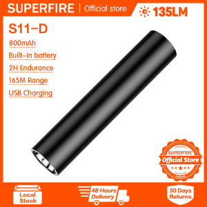 SUPERFIRE S11 EDC flashlight rechargeable aluminium alloy waterproof mini led zoom strong light torch outdoor