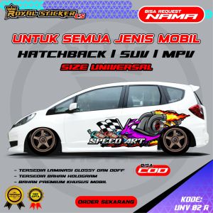 DECAL MOBIL KEREN UNIVERSAL KEKINIAN JAZZ INNOVA PAJERO SIGRA VIOS - UNV 02