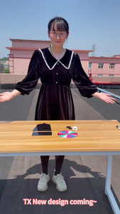 Interactive Party Prize Toy Wheel with Acrylic Surfaces for Custom Prizes Tradeshow Parties and Gatherings