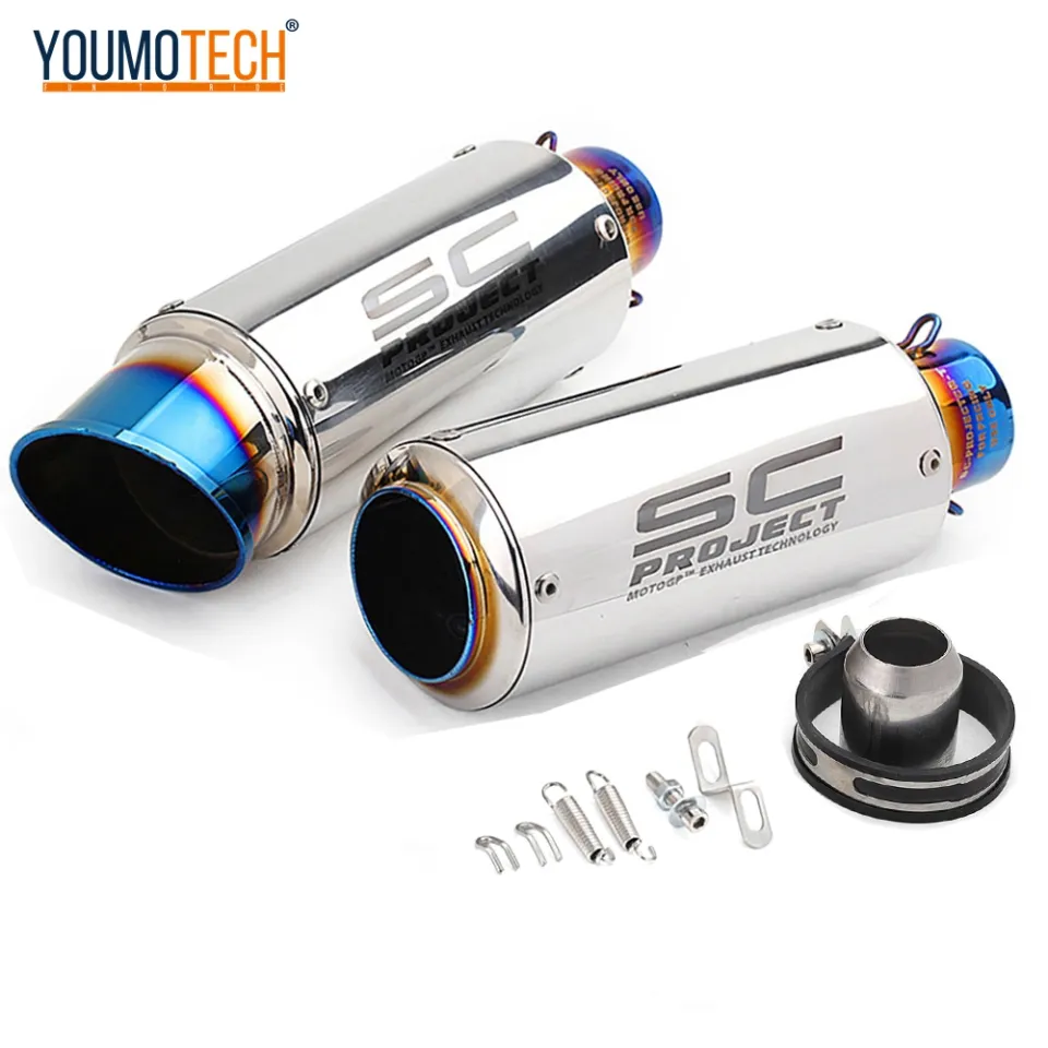 Escape Universal Exhaust Motorcycle Muffler Pitbike Pipe