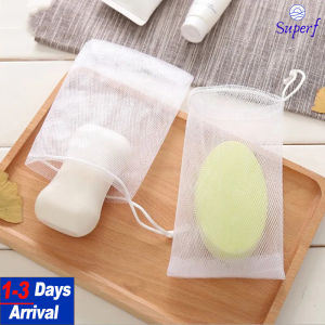 🔥Hot Sale🔥10Pcs Soap Foaming Net Facial Body Cleansing Soap Mesh Bag Shower Bubble Storage Bag Bath Washing Tool Bathroom Accessories