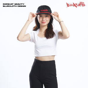 topi rope hat blurcloth - black