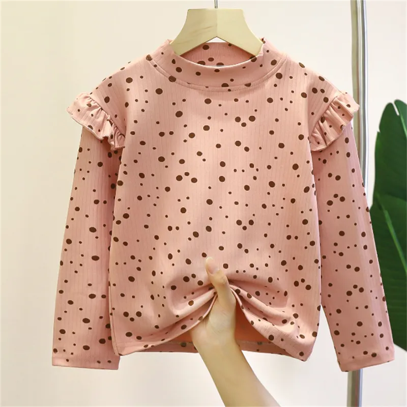 Xiaozhima Kids Girls Autumn Winter Spring Long Sleeves Tops T