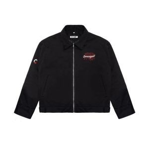 Convergent - Piacere Work Jacket reguler Pria Wanita Hitam Casual Streetwear Stylist