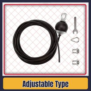 Gym Cable Wire Rope Heavy Duty 300lbs Capacity Adjustable Fitness Pulley Cable