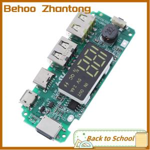 Behoo LED Dual USB Micro Type-C Mobile Power Charging Board USB Circuit Protection