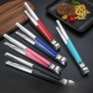 แคลมป์บาร์บีคิว คลิปหนีบอาหาร ป้องกันการลวก การหมุน 180 องศา สแตนเลส ทนทาน รุ่นหนาขึ้น มื้ออาหารสุดสัปดาห์