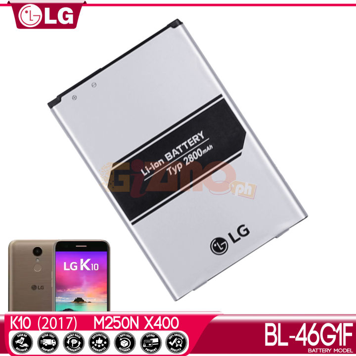 Batteria BL-46G1F Per LG K10 2017 M250N, Li-ion 2800mAh 3.85V – Ricambio Compatibile - 2