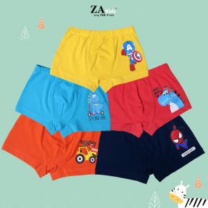 (12-40kg) Quần Chíp Đùi Bé Trai Mặc Nhà Đi Biển Mùa Hè Chất Vải Cotton ZA Kids ZAQC00000. Size bé 2-10 Tuổi