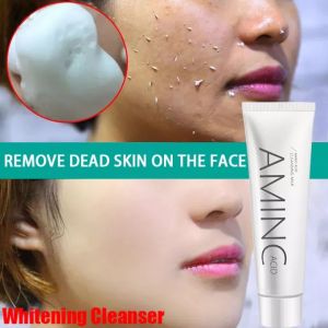 Whitening Facial Wash Cleanser Sabun Cuci Muka Glowing Amino Acid Moisturizing Facial Wash Cleanser Pembersih Wajah 120g