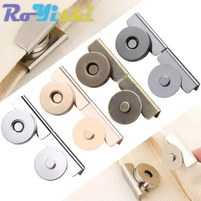 （DI)4/12 sets Seamless Magnetic Button Magnet Buckle Hidden Button Snap Button for Shoulder Bag Wallet Clothes DIY Craft Accessories