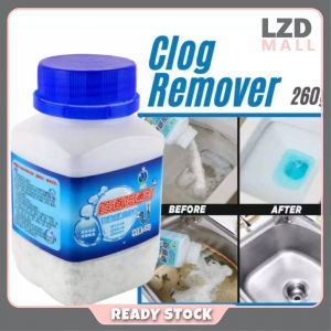 260+-gram Pipe Drain Cleaner Remover Sink Home Pipe Dredge Ubat Singki Tandas Tersumbat Powder 厕所马桶水管/厨房水槽堵塞药物清洗剂