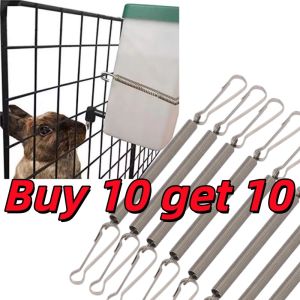 Buy 10 get 10 Springs with 2 Clips Stainless Stee Spring Fastening Water Drinking Bottle for Rabbit Hamster