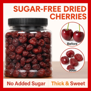 Sweet And Sour Dried Cherries Fresh Cherries Dried Fruit Preserved Fruit Dried Fruit Office Snack Baking Raw Materials 250g 优质樱桃车厘子干