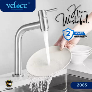 Veloce Kran Angsa Wastafel Stainless SUS 304 I Kran Sink Dapur | Kran Angsa Full Stainless SUS 304 / 2085