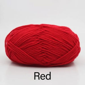 【23 Colors】 Milk Cotton Knitting Yarn DIY Hand-Woven Yarn Knitted Hat Blanket Crochet Yarn Knitted