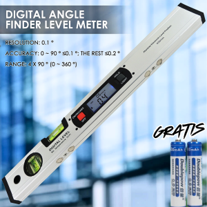 COD Kaisi Waterpass Alat Ukur Kemiringan Digital Inclinometer Level 90 Degree 400mm Magnetics