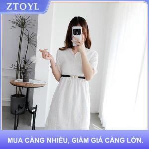 【ZTOYL】 Ngọc Trai Khóa Vành Đai PU Da Váy Váy Eo Đàn Hồi Mỏng Phụ Nữ Thắt Lưng Phụ Nữ Dây Thắt Lưng Phụ Kiện