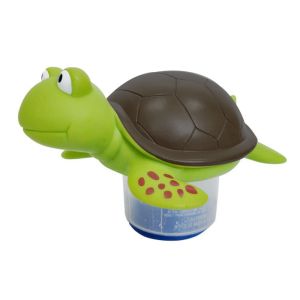 AINACHU Turtle Pool Chlorine Floater Dispensers PVC Flamingo Swimming Pool Dispenser Pool Chemical Floater Safe Chlorine Tablets Turtle Floater Swimming Pool