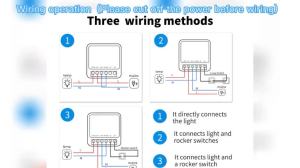 (HD1)16A WiFi Smart Switch Wireless Tuya Control Smart Life App Remote Works with Alexa Suis Pintar WiFi 16A Kawalan Tanpa Wayar Tuya Aplikasi Jauh Smart Life Serasi dengan Alexa